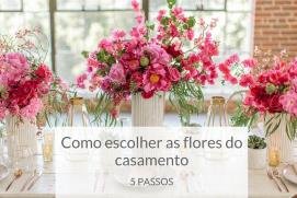 Como escolher as flores do meu casamento em 5 passos