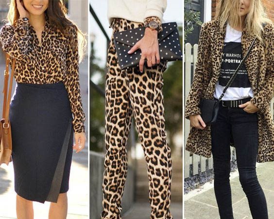 estampa animal print moda outono inverno