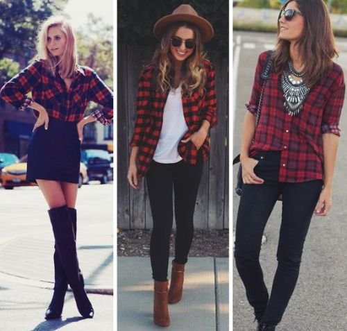 estampa xadrez para outono inverno