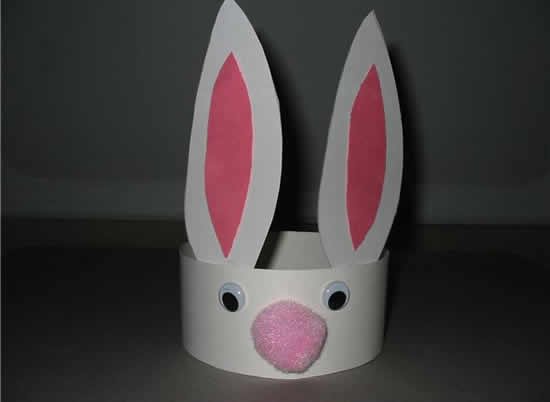 Orelhinhas de papel para Páscoa