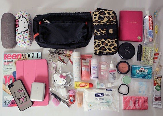 itens da bolsa feminina