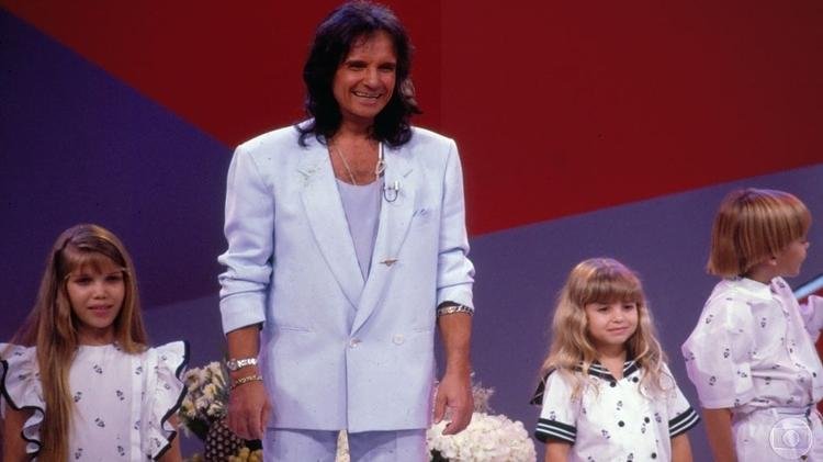 Roberto Carlos no especial de 1990 da Globo - Reprodução - Reprodução
