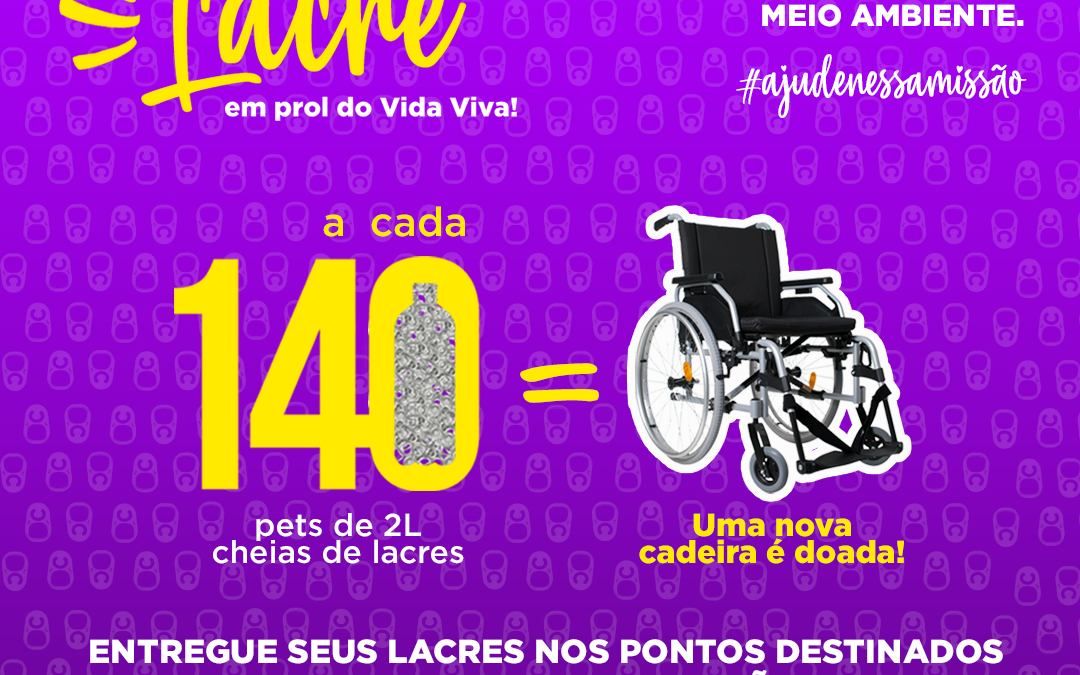 VIDA VIVA É NOVA PARCEIRA DO VIA CAFÉ GARDEN SHOPPING NA AÇÃO “MAIS QUE LACRE”