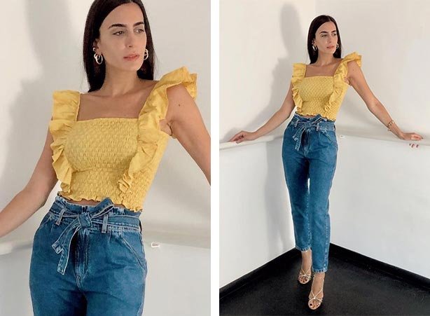 Top com babados Top com babados