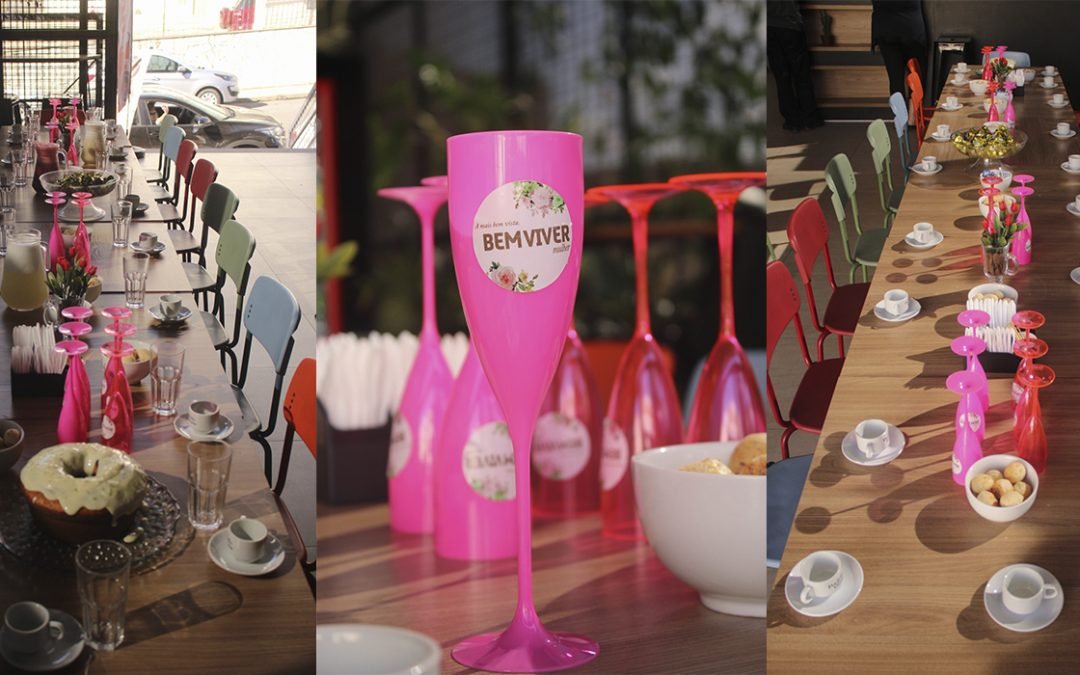 Lançamento do 4° Mulheres em cena: bate-papo de mulher pra mulher e café apresentativo.