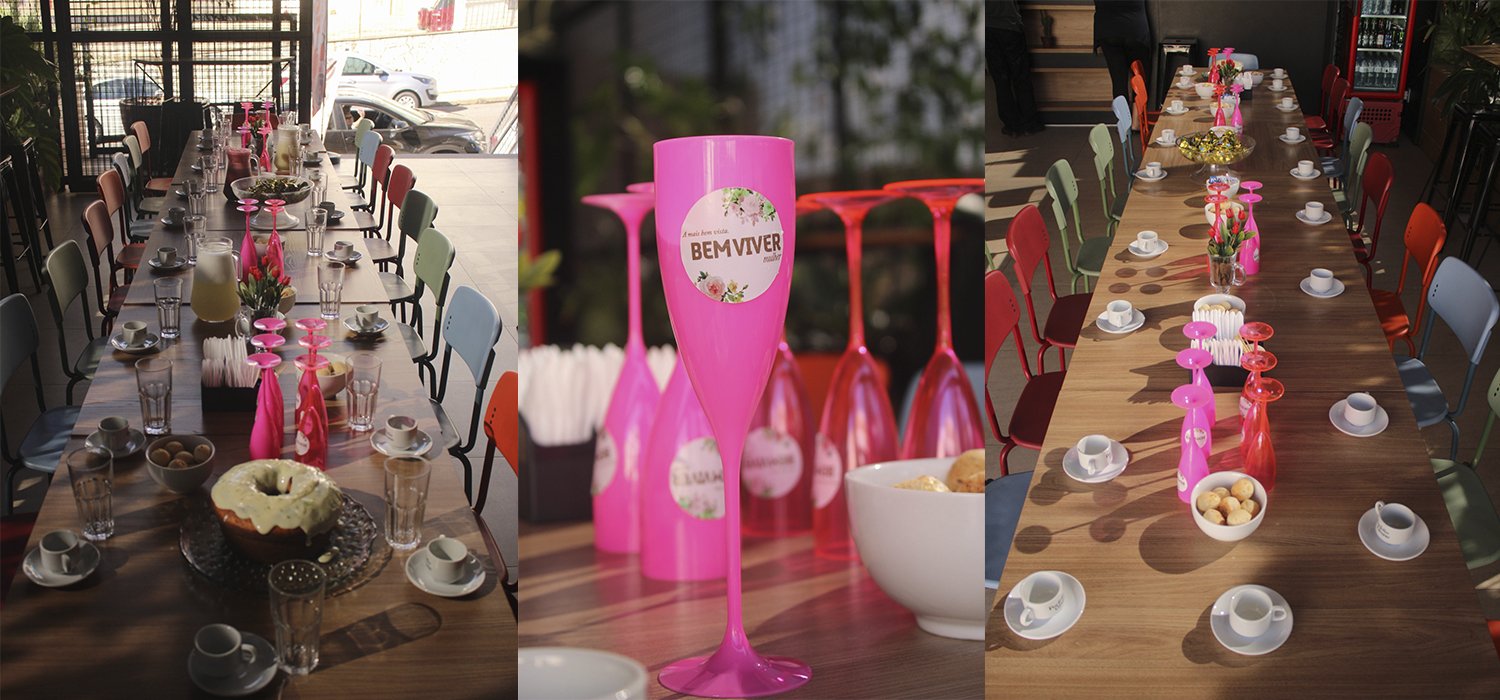 Lançamento do 4° Mulheres em cena: bate-papo de mulher pra mulher e café apresentativo.