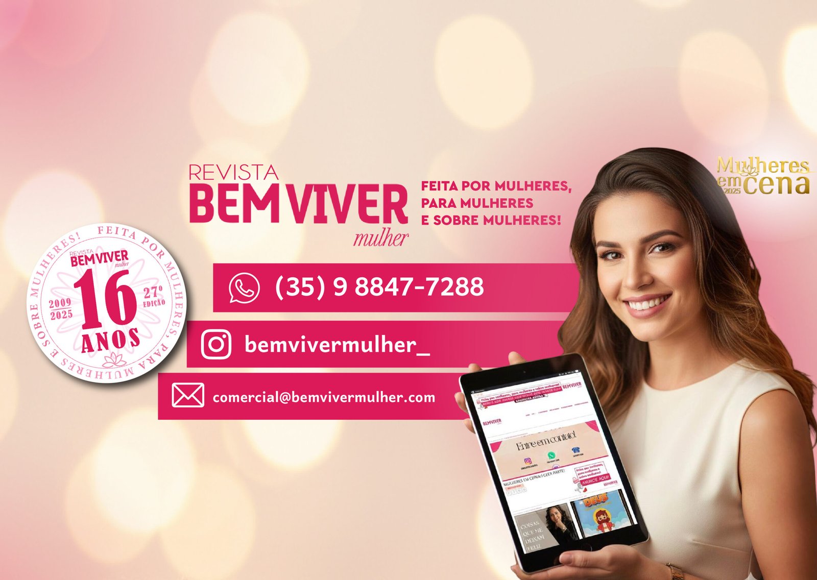 MULHERES EM CENA! FAZER PARTE!