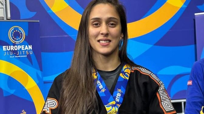 Varginhense é tricampeã em Europeu de jiu-jitsu