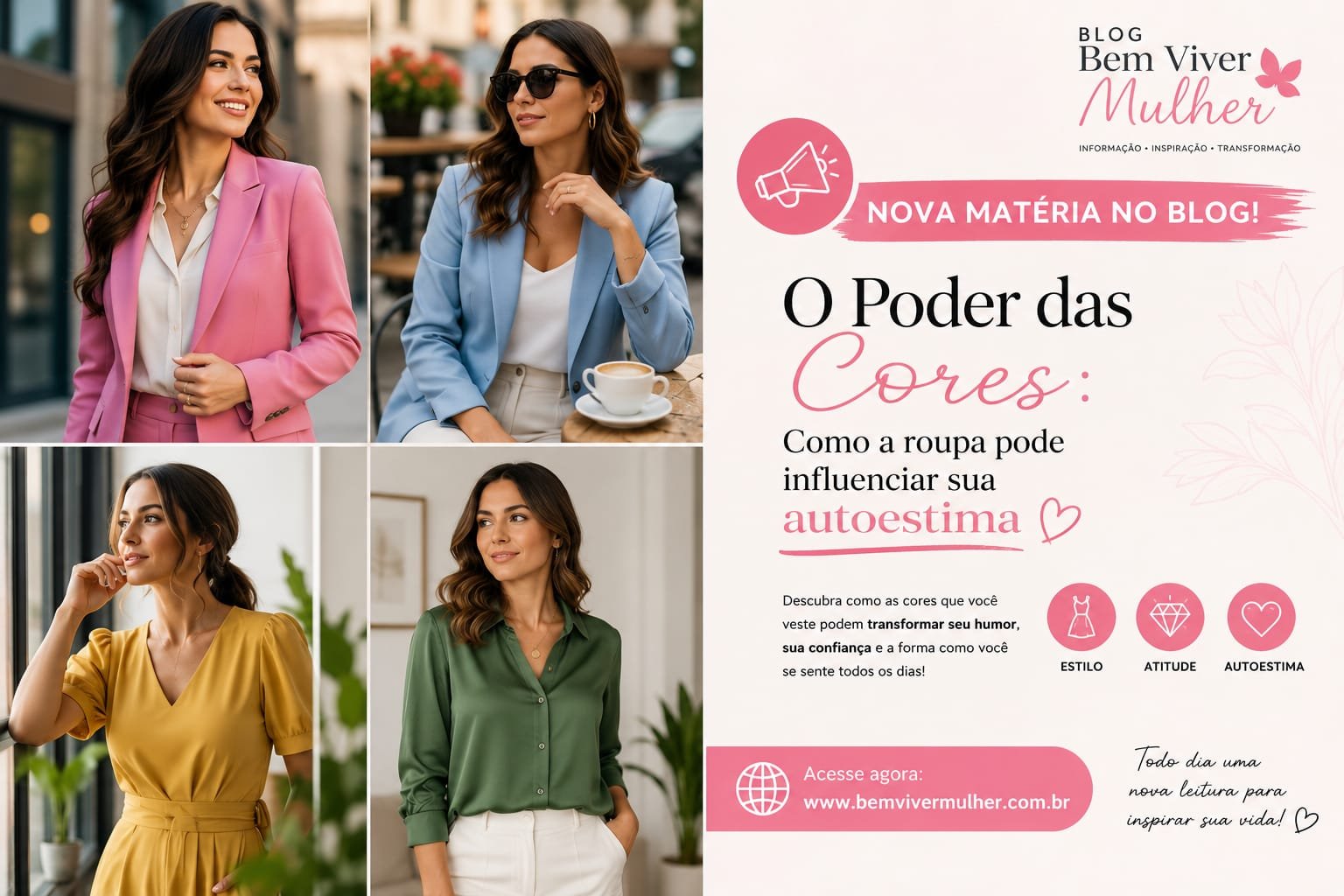 O Poder das Cores: Como a Roupa Pode Influenciar Sua Autoestima…