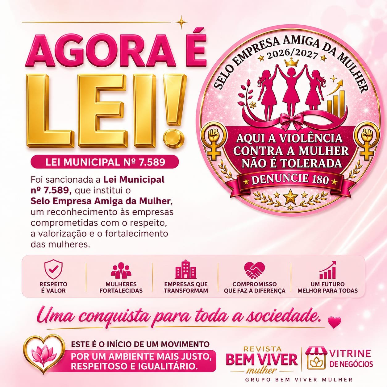 AGORA É LEI!